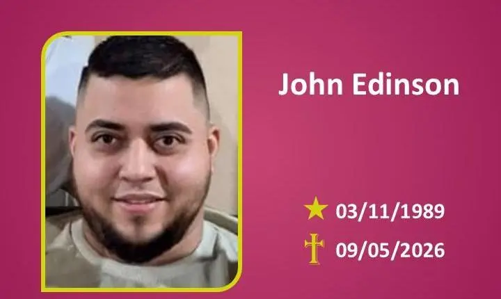 A Funerária Bom Jesus comunica o falecimento de JOHN EDINSON
