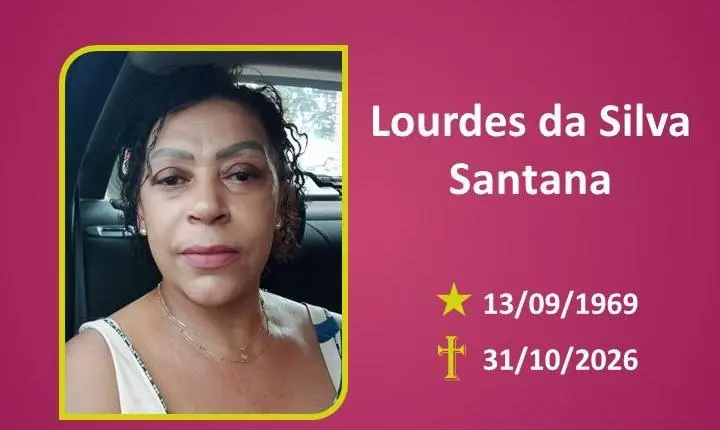 A Funerária Bom Jesus comunica o falecimento de LOURDES DA SILVA SANTANA 