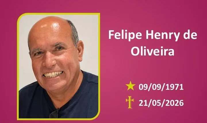 A Funerária Bom Jesus comunica o falecimento do Sr. Felipe Henry De Oliveira.