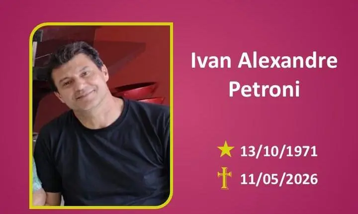 A Funerária Bom Jesus comunica o falecimento do Sr. Ivan Alexandre Petroni
