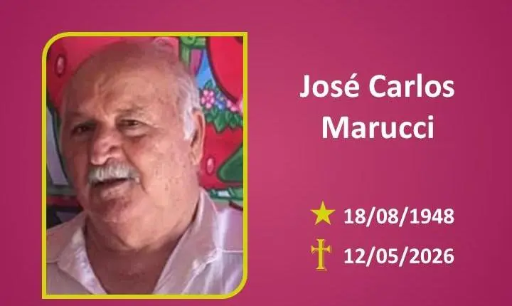 A Funerária Bom Jesus comunica o falecimento do Sr. José Carlos Marucci.