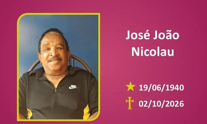 A Funerária Bom Jesus comunica o falecimento do Sr. JOSÉ JOÃO NICOLAU