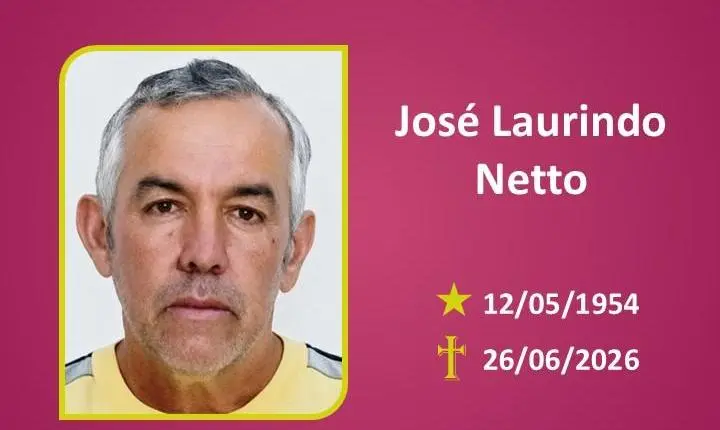 A Funerária Bom Jesus comunica o falecimento do Sr. JOSÉ LAURINDO NETTO