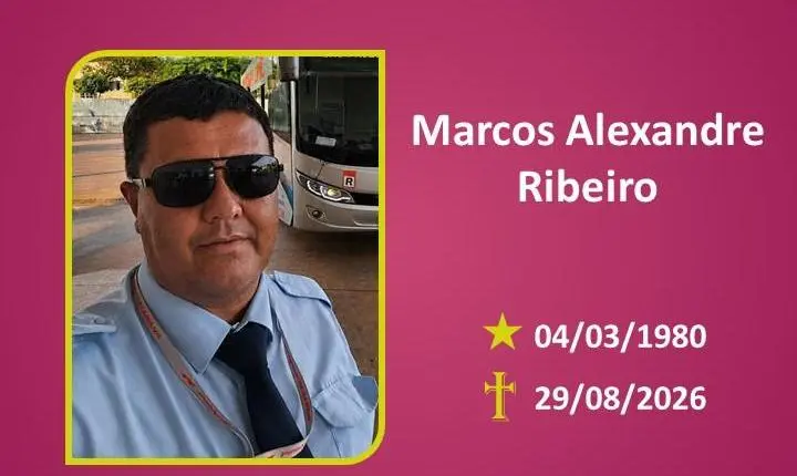 A Funerária Bom Jesus comunica o falecimento do Sr. MARCOS ALEXANDRE RIBEIRO