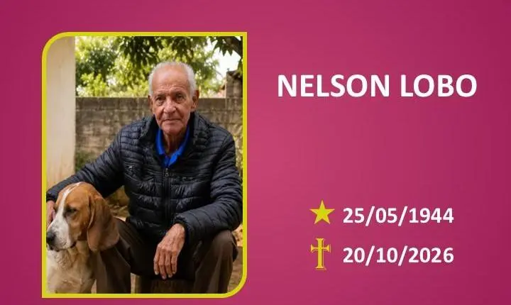 A Funerária Bom Jesus comunica o falecimento do SR. NELSON LOBO