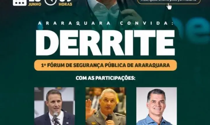 Araraquara sedia 1º fórum de segurança pública para debater desafios locais
