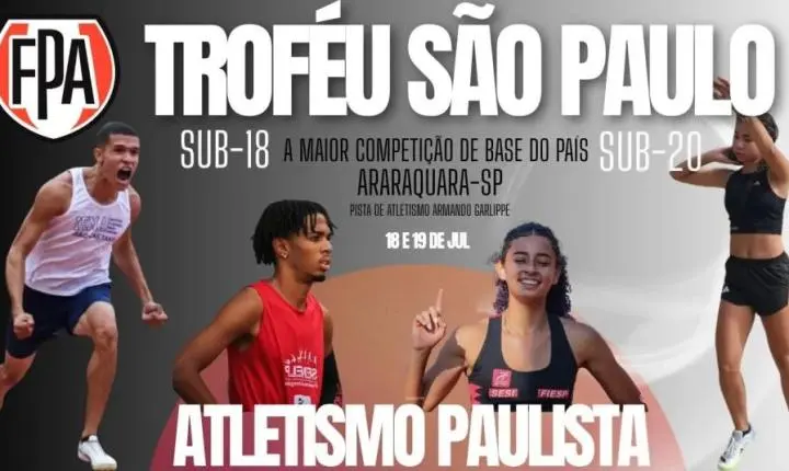 Araraquara sedia o Troféu São Paulo Sub-20 e Sub-18, revelando talentos da Federação Paulista de Atletismo