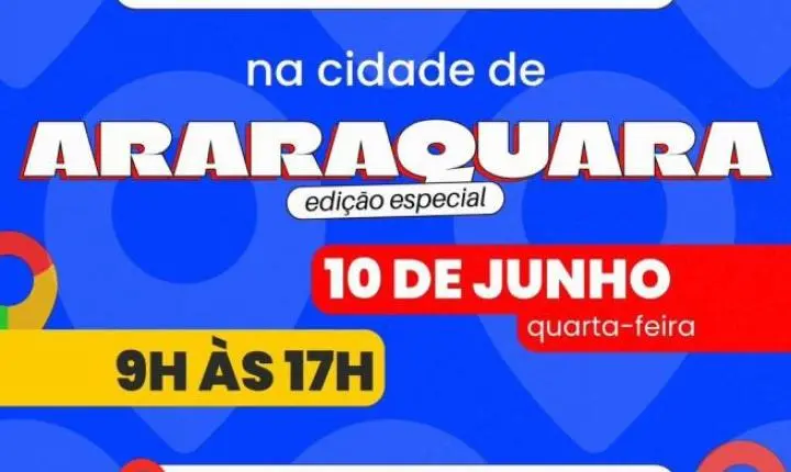 Araraquara sedia Feira da Cidadania com serviços do Governo do Brasil