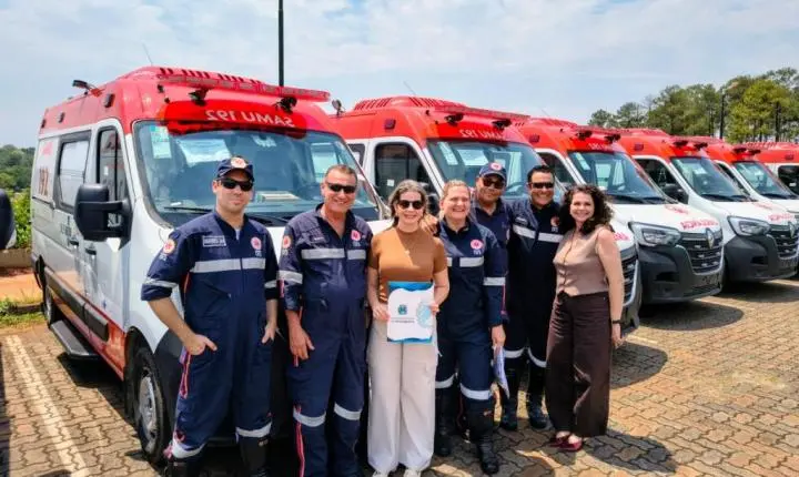 Araraquara recebe novas ambulâncias do SAMU para reforçar o socorro regional