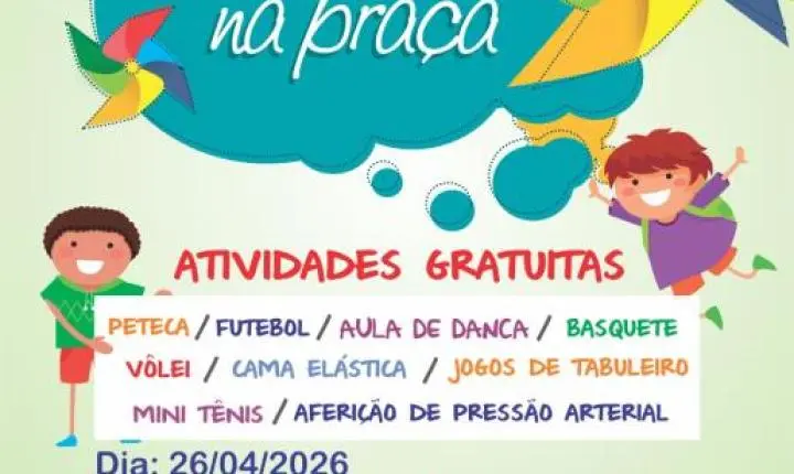 Araraquara sediará o evento 'Brincando na Praça'