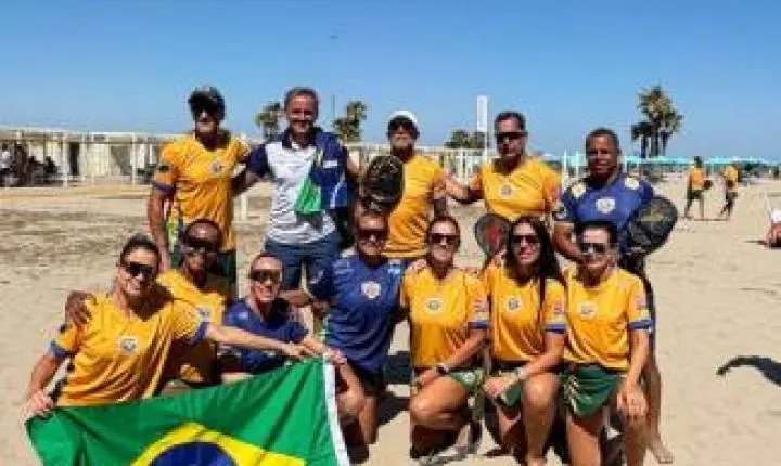 Araraquarense Giovani Peroni brilha no Mundial de Beach Tennis na Itália