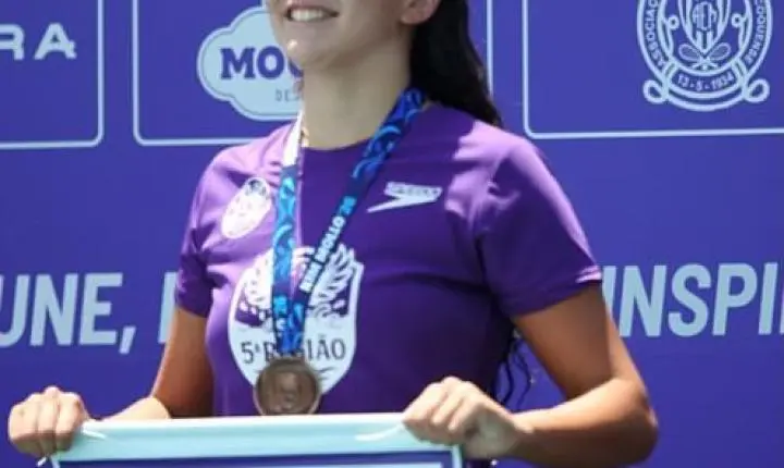 Atleta da Fundesport fatura bronze no Troféu Kim Mollo de natação