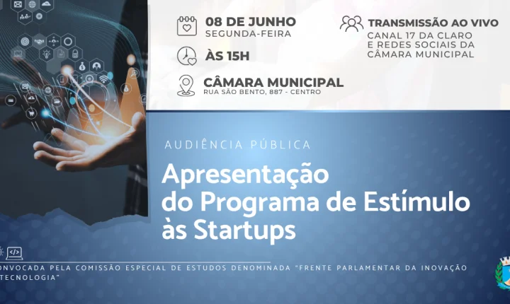 Câmara sedia audiência pública para inaugurar a SIEBioteQ