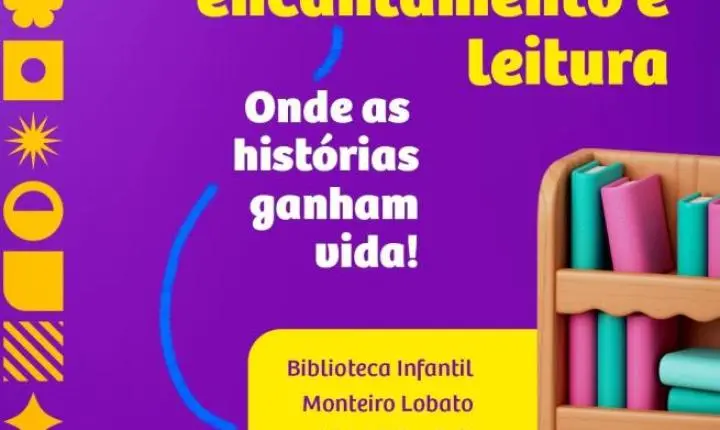 Biblioteca Monteiro Lobato finaliza celebração de 75 anos nesta sexta-feira (17) com festa especial