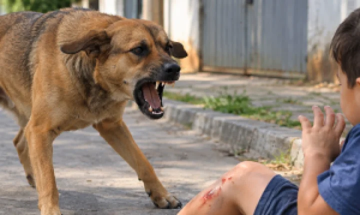 Ataque de cachorro deixa criança ferida no bairro Jardim Araucária