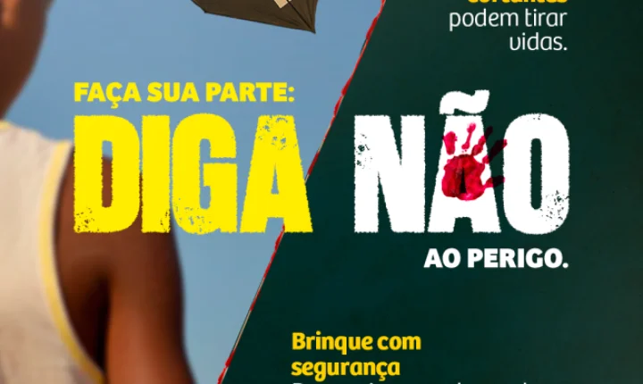 Campanha alerta para os perigos do cerol e linhas cortantes