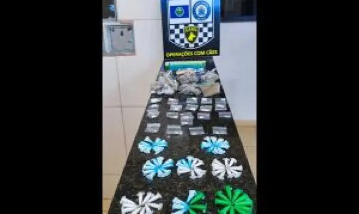 Guarda Municipal de São Carlos apreende grande quantidade de drogas no Santa Angelina