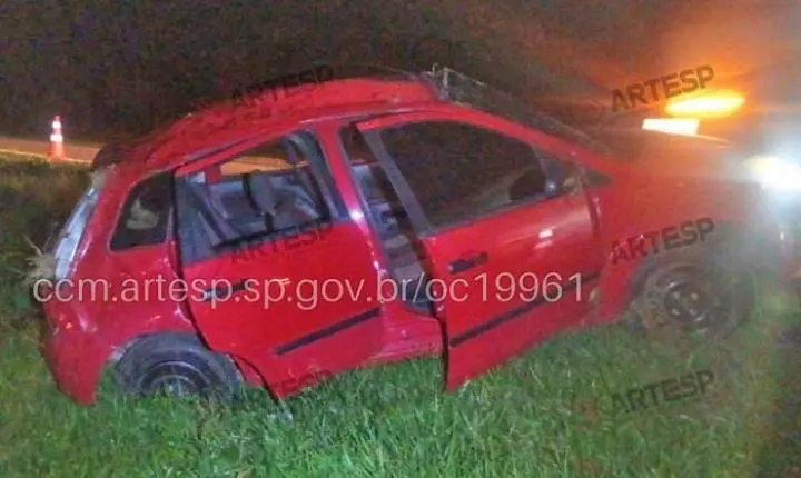 Capotamento fatal na Rodovia Washington Luís nesta sexta-feira