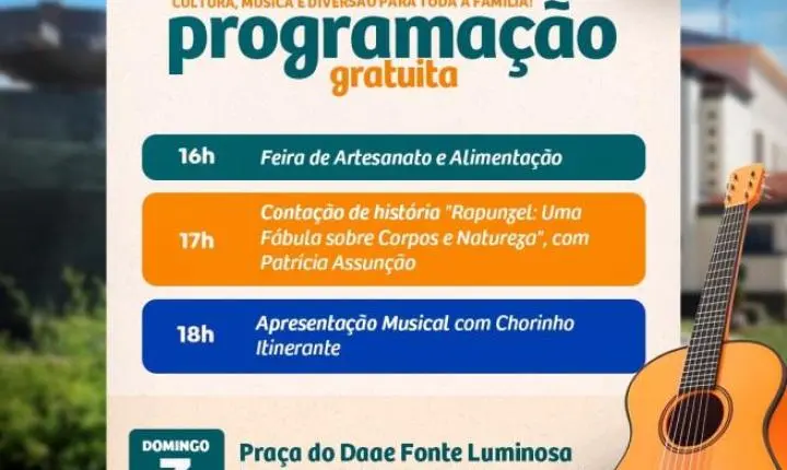 Chorinho Itinerante anima o Choro das Águas neste domingo em Araraquara