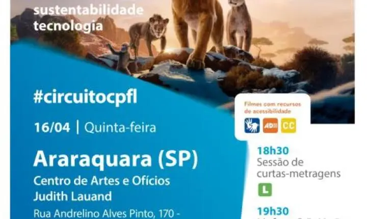 CineSolar oferece cinema gratuito movido a energia limpa e pipoca em Araraquara