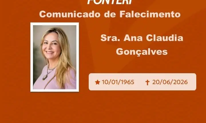 Com pesar, nos despedimos da Sra. Ana Claudia Gonçalves