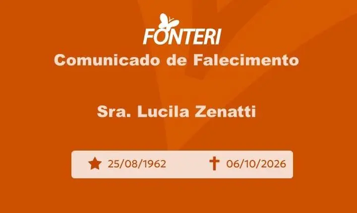 Com pesar, nos despedimos da Sra. Lucila Zenatti 