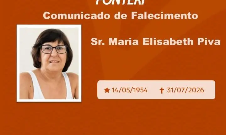 Com pesar, nos despedimos da Sra. Maria Elisabeth Piva