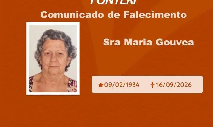 Com pesar, nos despedimos da Sra. Maria Gouvêa 