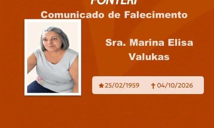 Com pesar, nos despedimos da Sra. Marina Elisa Valukas