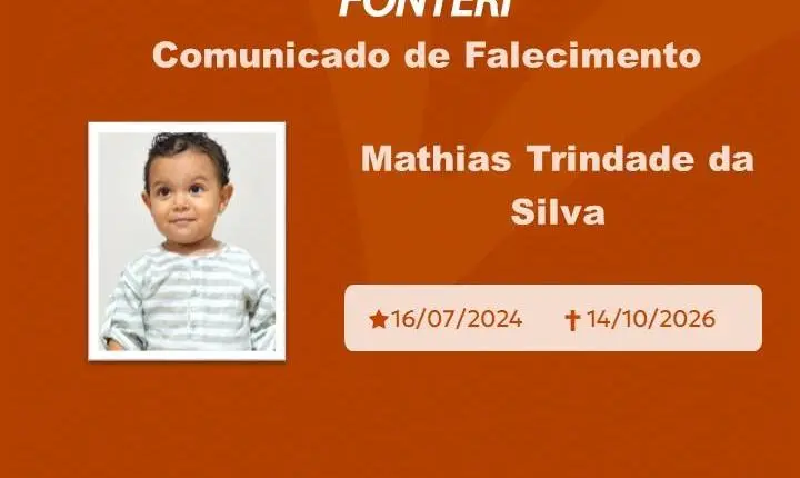 Com pesar, nos despedimos de Mathias Trindade da Silva  