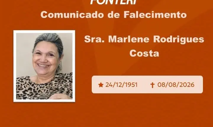 Com pesar, nos despedimos de Sra. Marlene Rodrigues Costa.