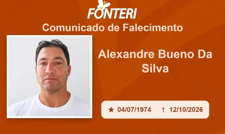Com pesar, nos despedimos do Sr. Alexandre Bueno da Silva.