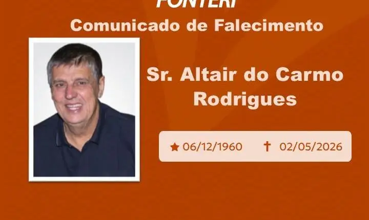 Com pesar, nos despedimos do Sr. Altair do Carmo Rodrigues 