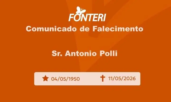 Com pesar, nos despedimos do Sr. Antonio Polli 