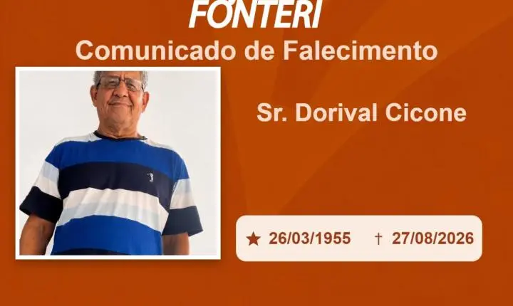 Com pesar, nos despedimos do Sr. Dorival Cicone 