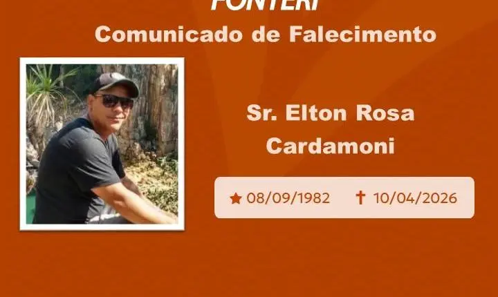 Com pesar, nos despedimos do Sr. Elton Rosa Cardamoni 