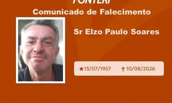 Com pesar, nos despedimos do Sr. Elzo Paulo Soares