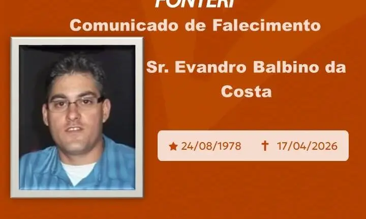 Com pesar, nos despedimos do Sr. Evandro Balbino da Costa 