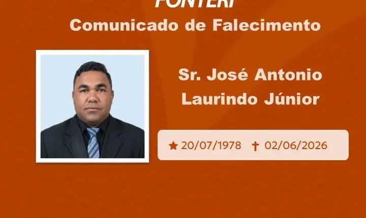 Com pesar, nos despedimos do Sr José Antonio Laurindo Junior 