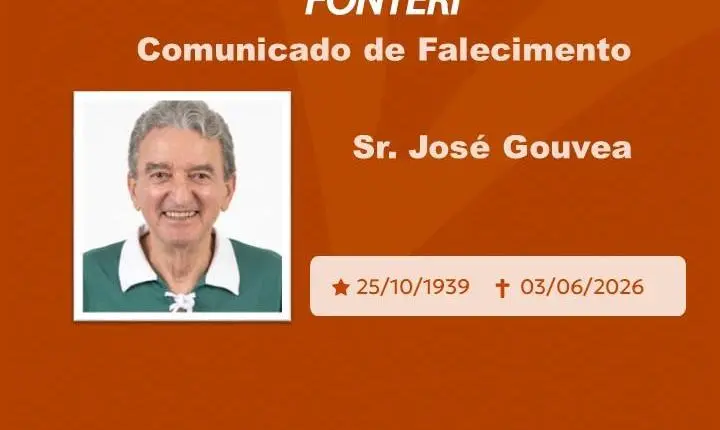 Com pesar, nos despedimos do Sr. José Gouvea 