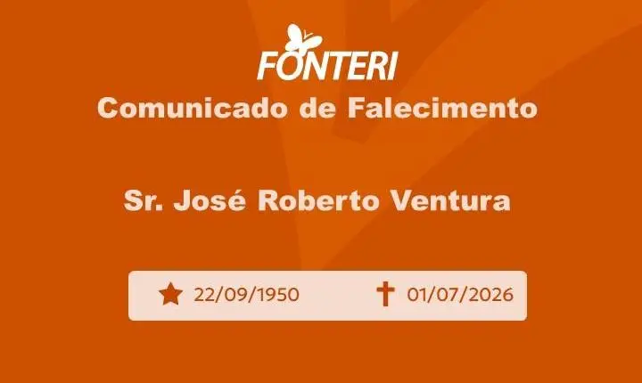 Com pesar, nos despedimos do Sr. José Roberto Ventura
