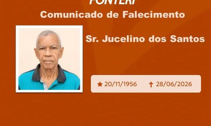 Com pesar, nos despedimos do Sr. Jucelino dos Santos 