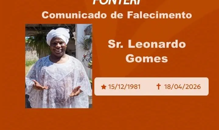 Com pesar, nos despedimos do Sr. Leonardo Gomes