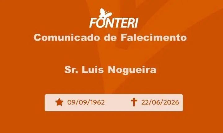 Com pesar, nos despedimos do Sr. Luis Nogueira 