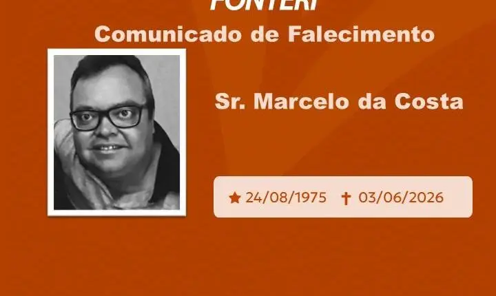 Com pesar, nos despedimos do Sr. Marcelo da Costa