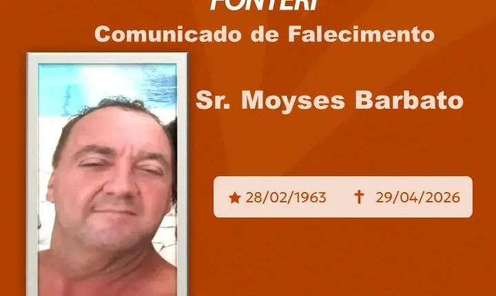 Com pesar, nos despedimos do Sr. Moyses Barbato