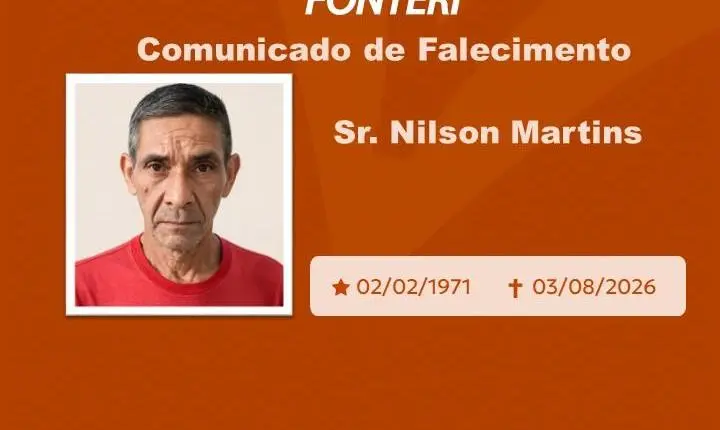 Com pesar, nos despedimos do Sr. Nilson Martins