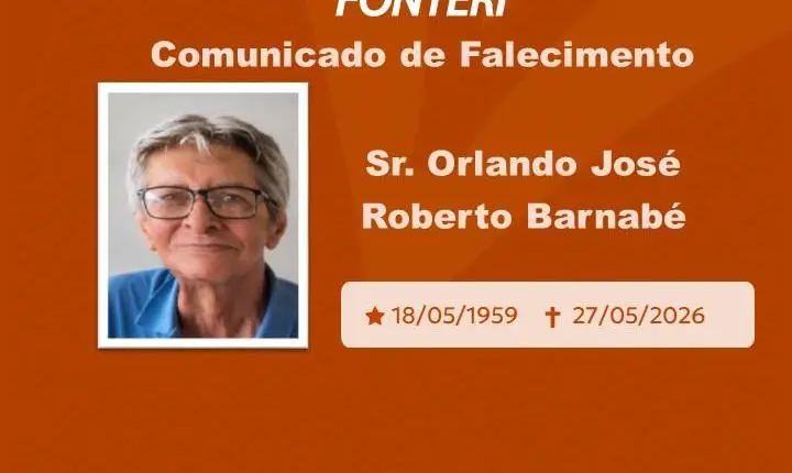 Com pesar, nos despedimos do Sr. Orlando José Roberto Barnabé