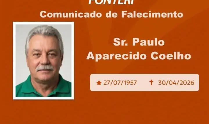 Com pesar, nos despedimos do Sr. Paulo Aparecido Coelho 