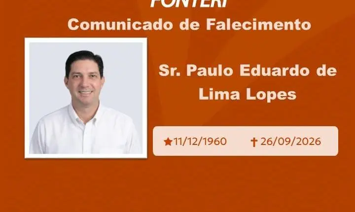 Com pesar, nos despedimos do Sr. Paulo Eduardo de Lima Lopes 